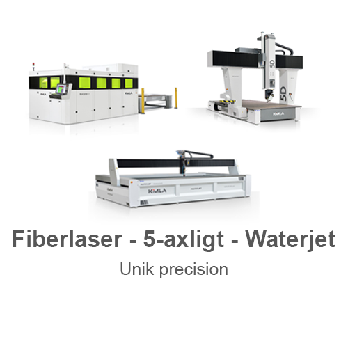 Kimla Fiberlaser - 5-axligt - Waterjet