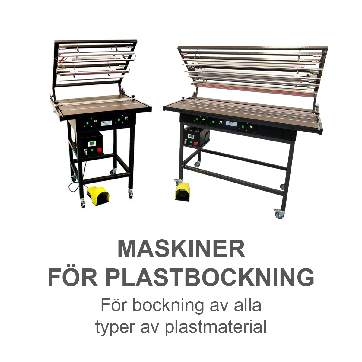 Plastbockningsmaskiner för alla typer av plastmaterial
